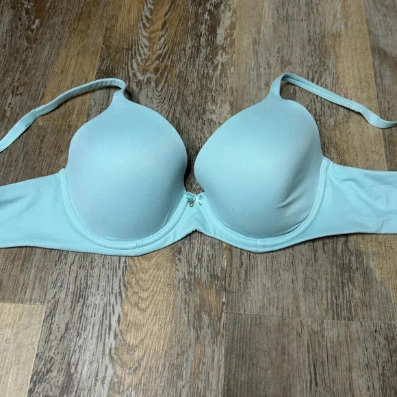 Soma Aqua Blue Embraceable Full Coverage Padded Underwire T Shirt Bra Size 34D - Picture 5 of 5